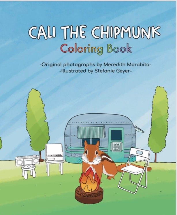 Cali the Chipmunk Coloring book