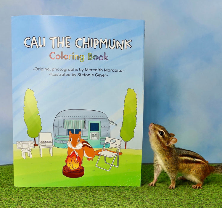 Cali the Chipmunk Coloring book